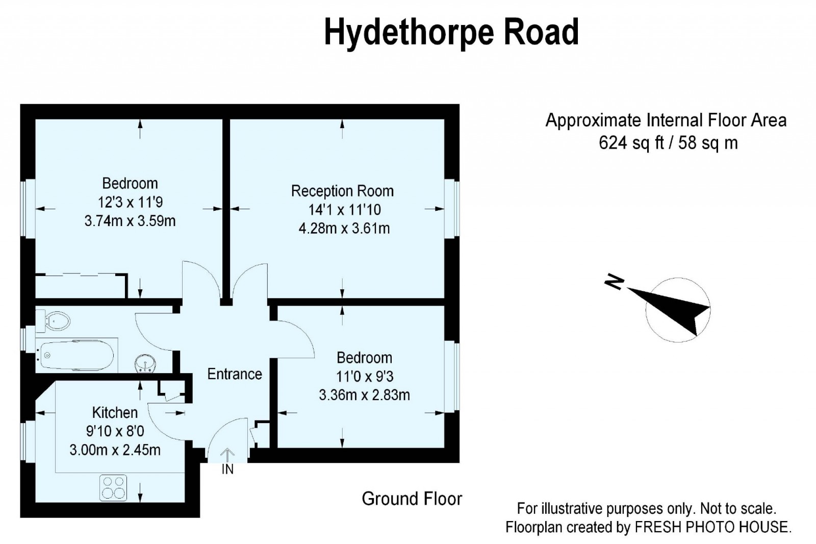 Floorplan for Primrose Court, Hydethorpe Road, SW12