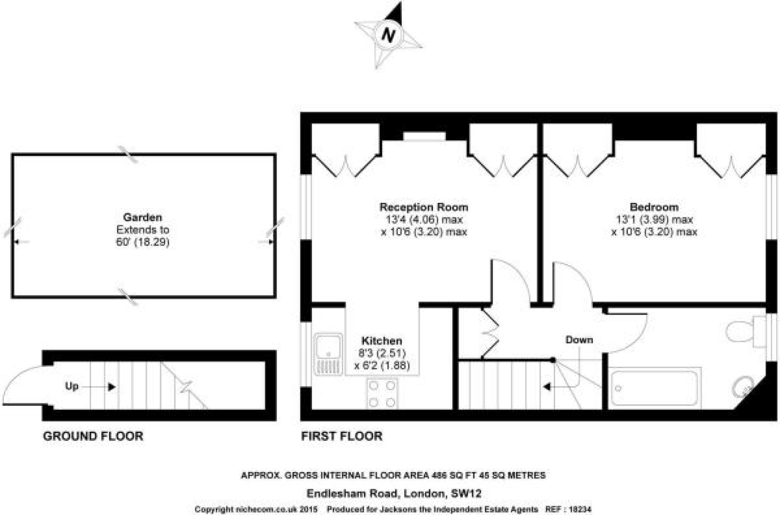 Floorplan for Endlesham Road, London, SW12