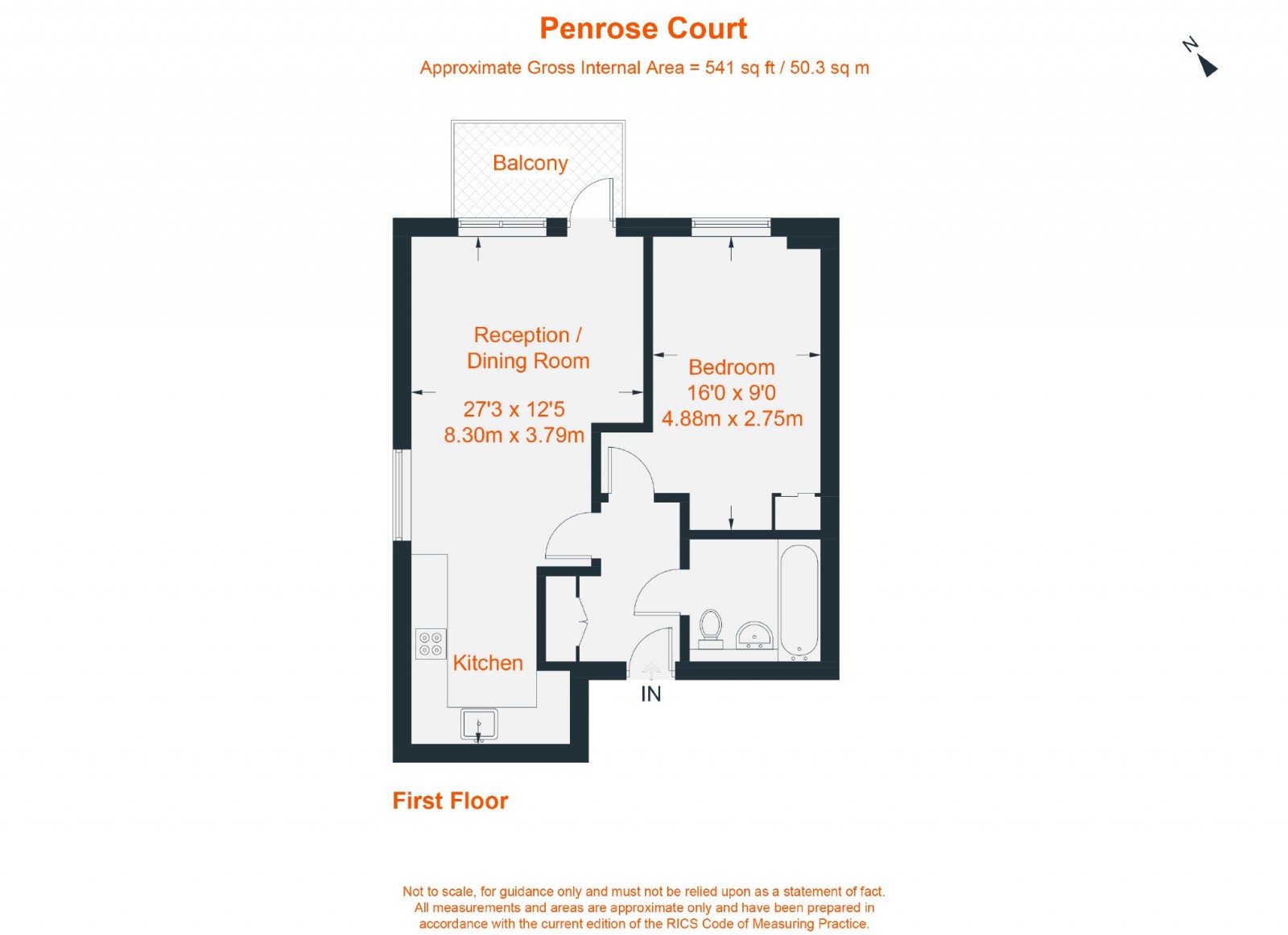 Floorplan for Penrose Court, 20 Boundaries Road, SW12