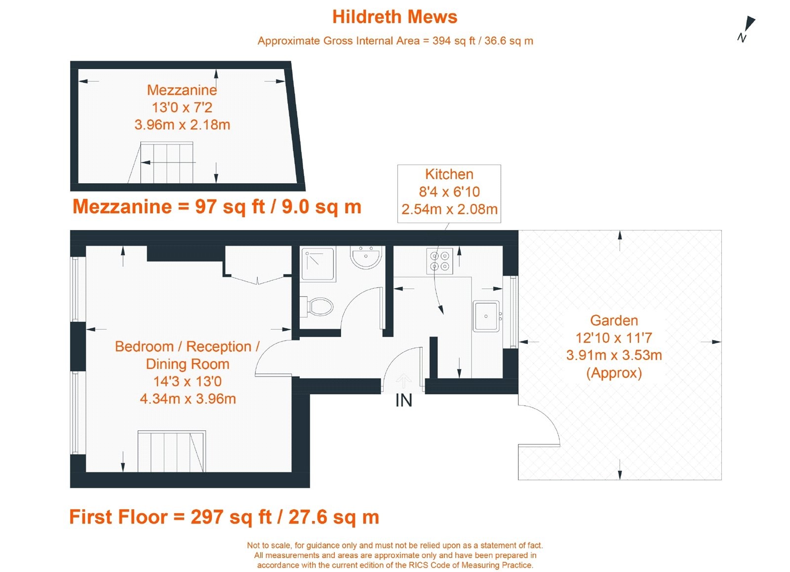 Floorplan for Hildreth Street, London, SW12