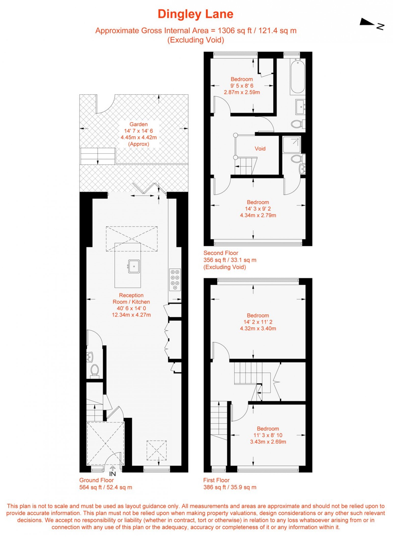 Floorplan for Dingley Lane, London, SW16