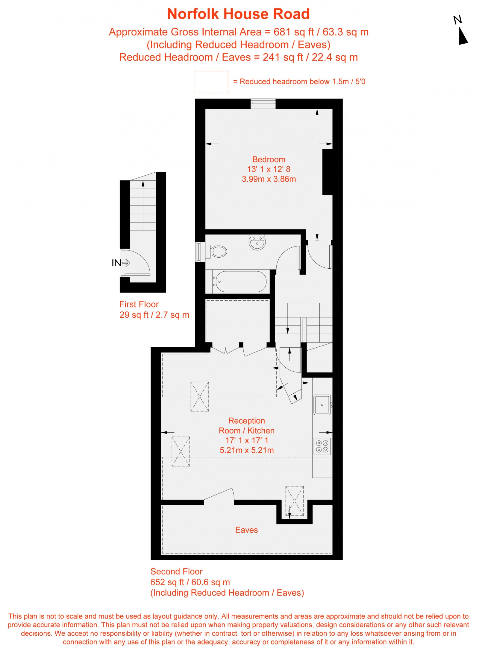 Floorplan for Norfolk House Road, London, SW16