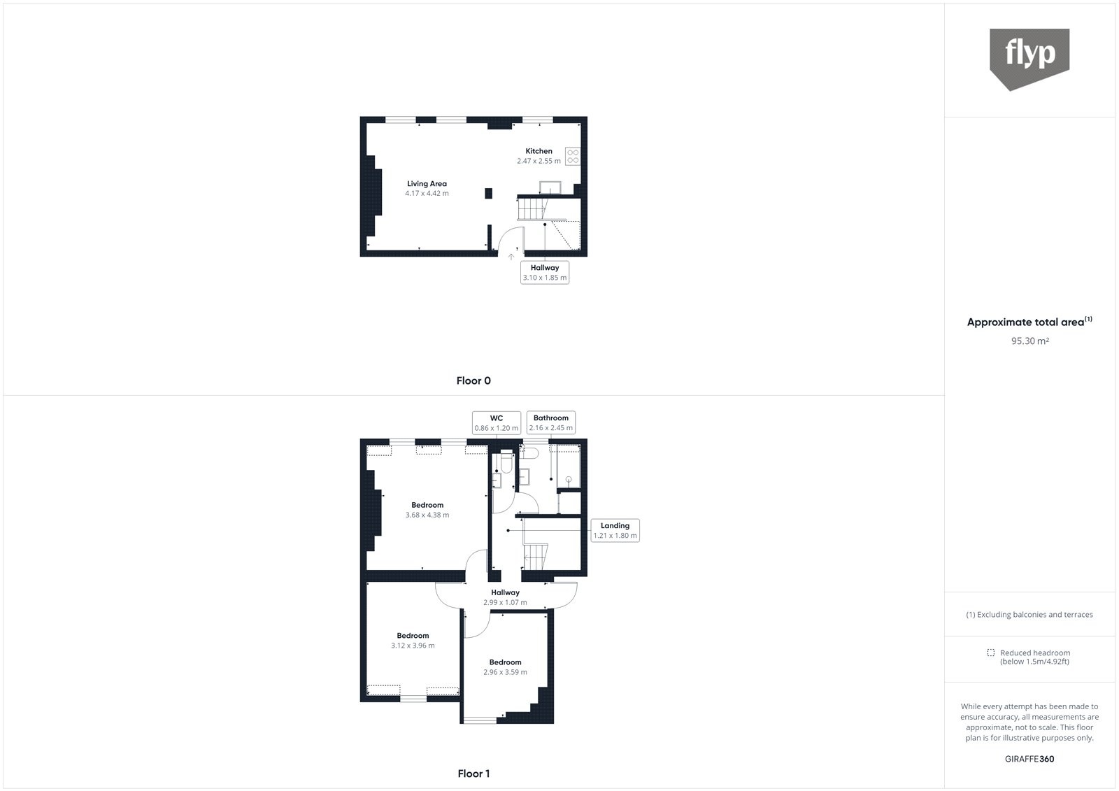 Floorplan for Ferndale Road, London, SW9