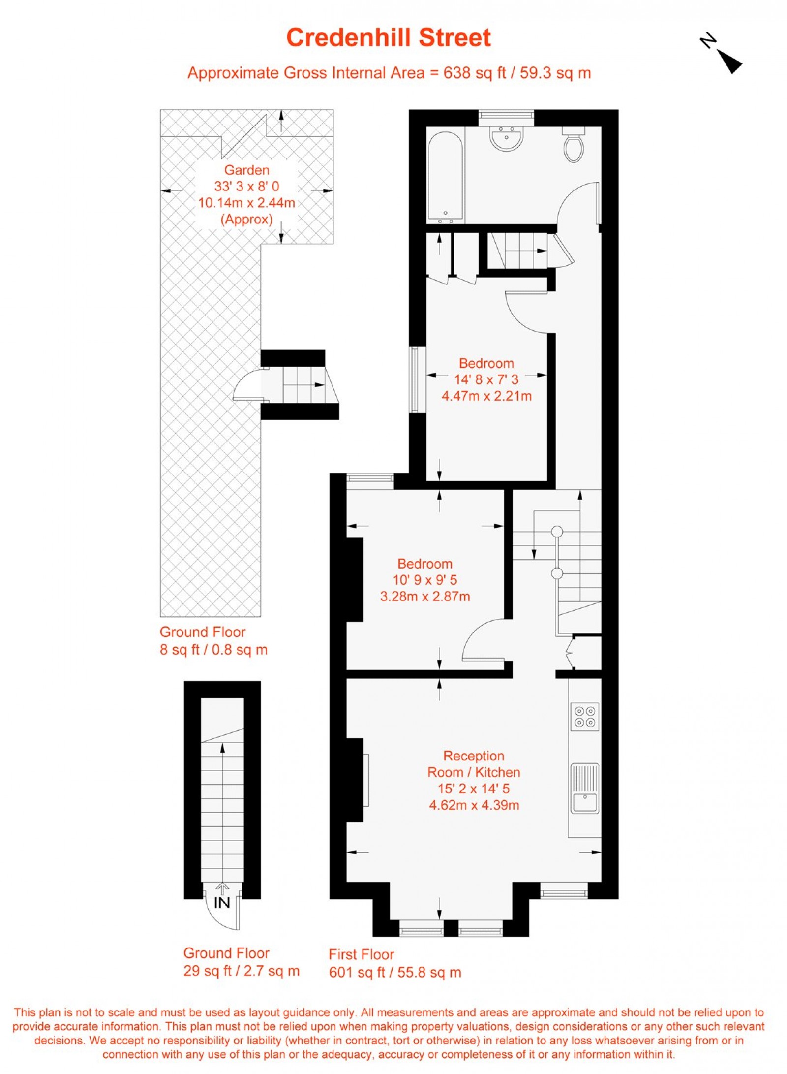 Floorplan for Credenhill Street, London, SW16