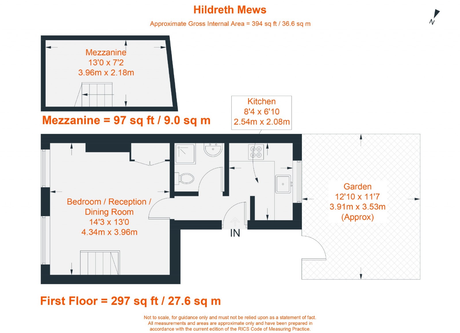 Floorplan for Hildreth Street, London, SW12