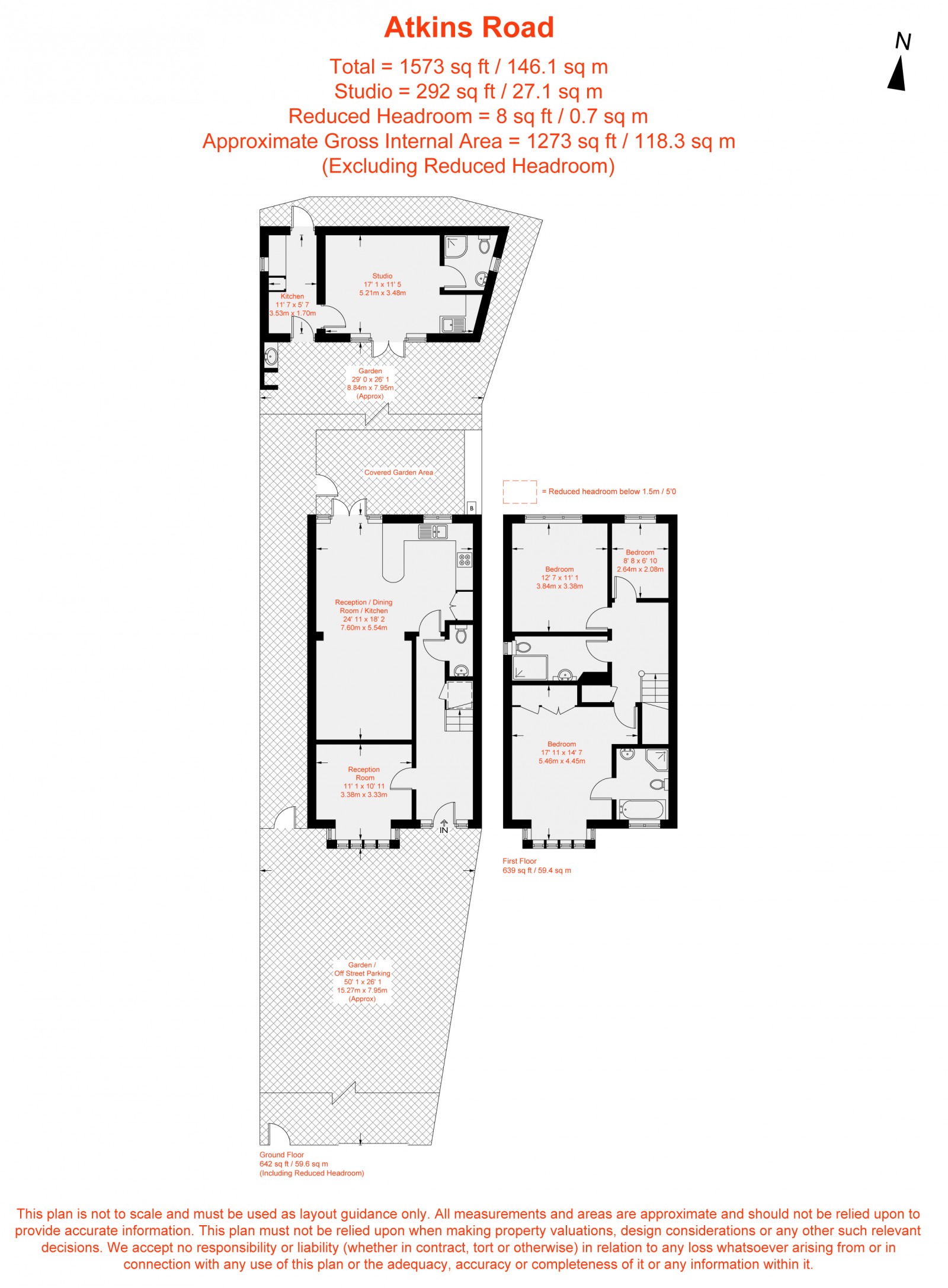 Floorplan for Atkins Road, London, SW12
