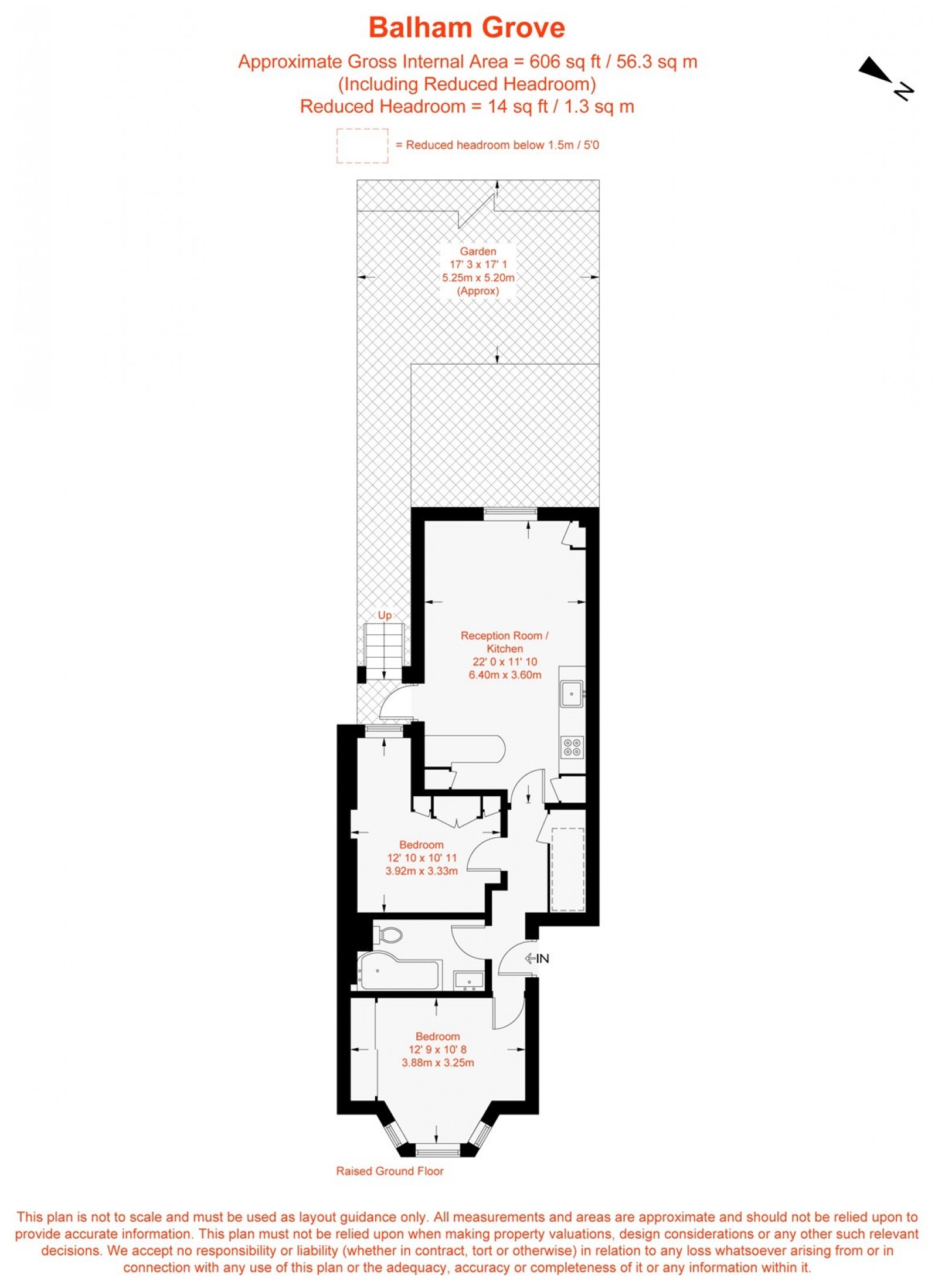 Floorplan for Balham Grove, London, SW12