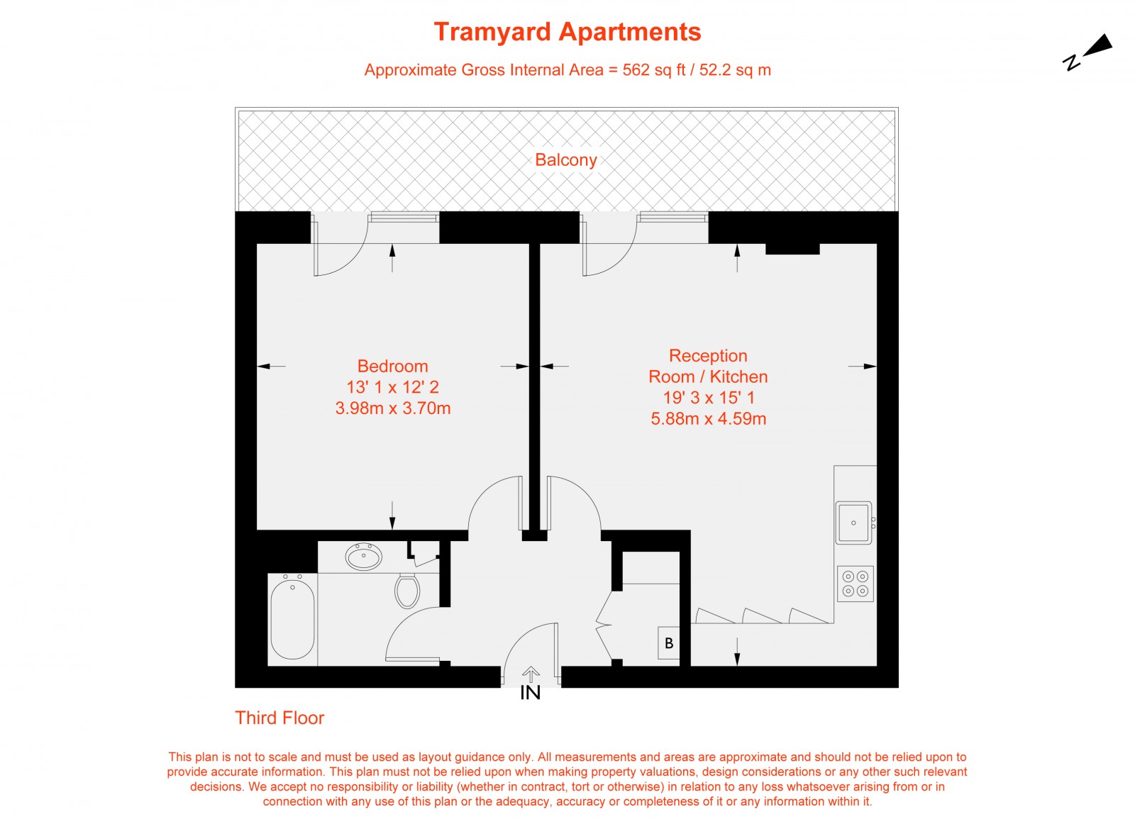 Floorplan for Balham High Road, London, SW17