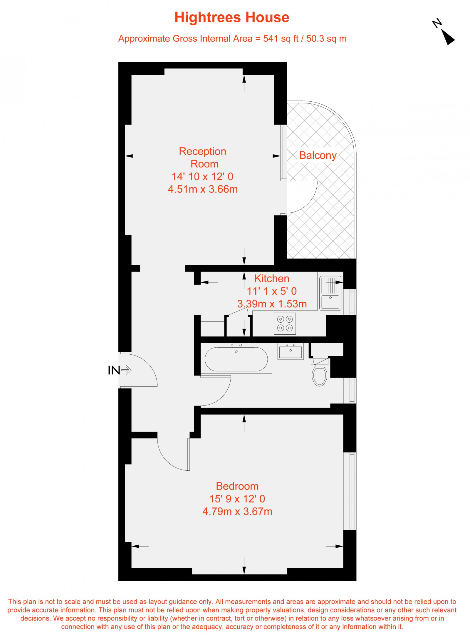 Floorplan for Hightrees House, Nightingale Lane, SW12