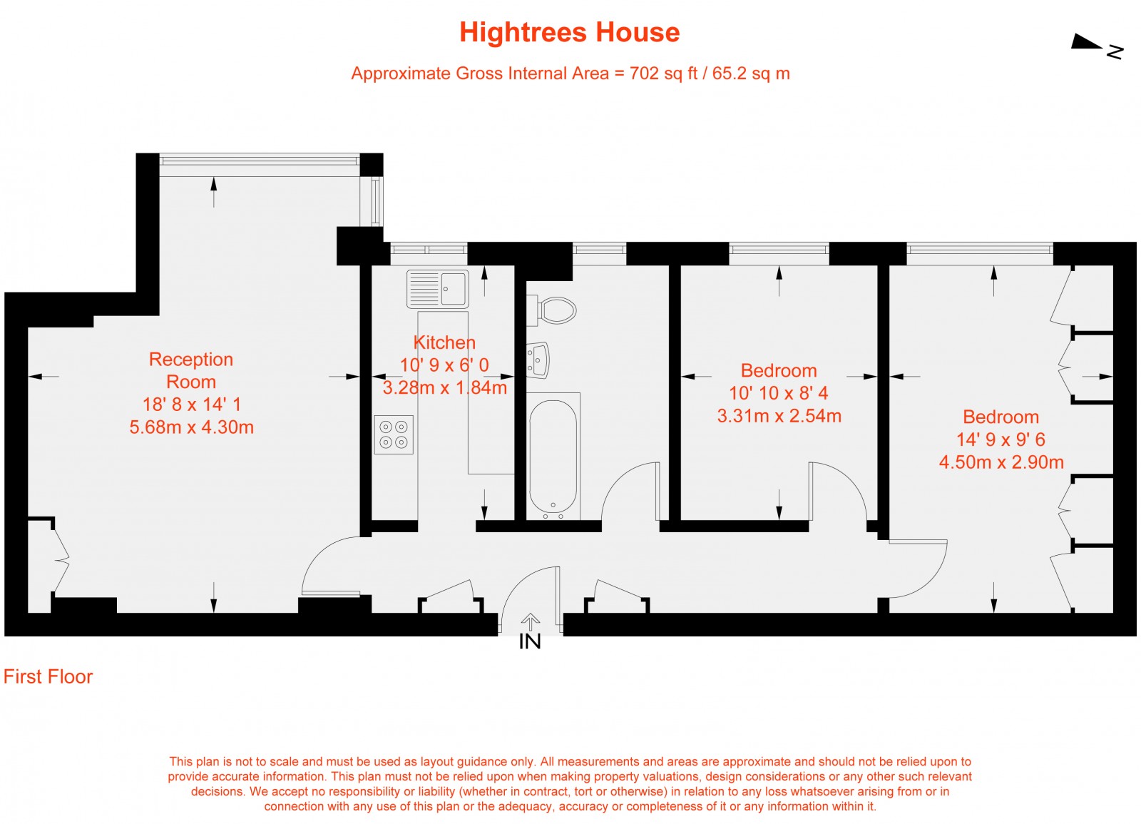 Floorplan for Hightrees House, Nightingale Lane, SW12