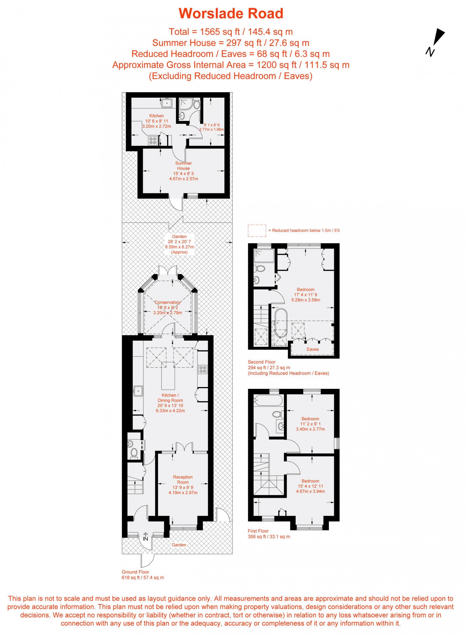 Floorplan for Worslade Road, London, SW17