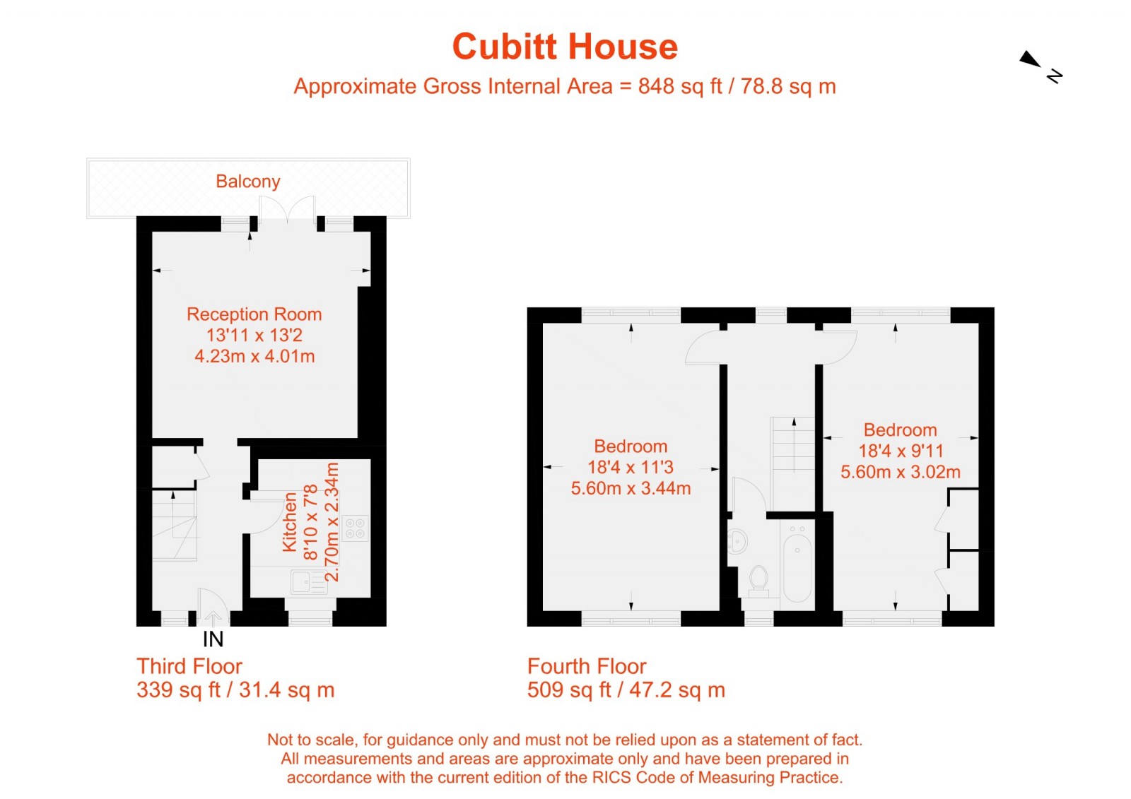 Floorplan for Oaklands Estate, London, SW4