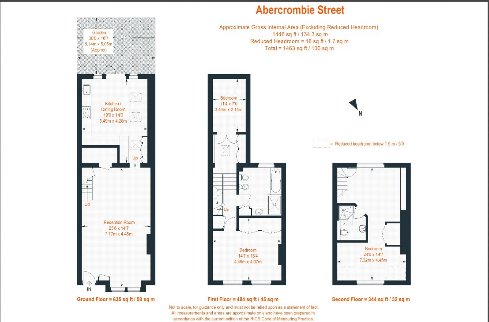 Floorplan for Abercrombie Street, Battersea, SW11