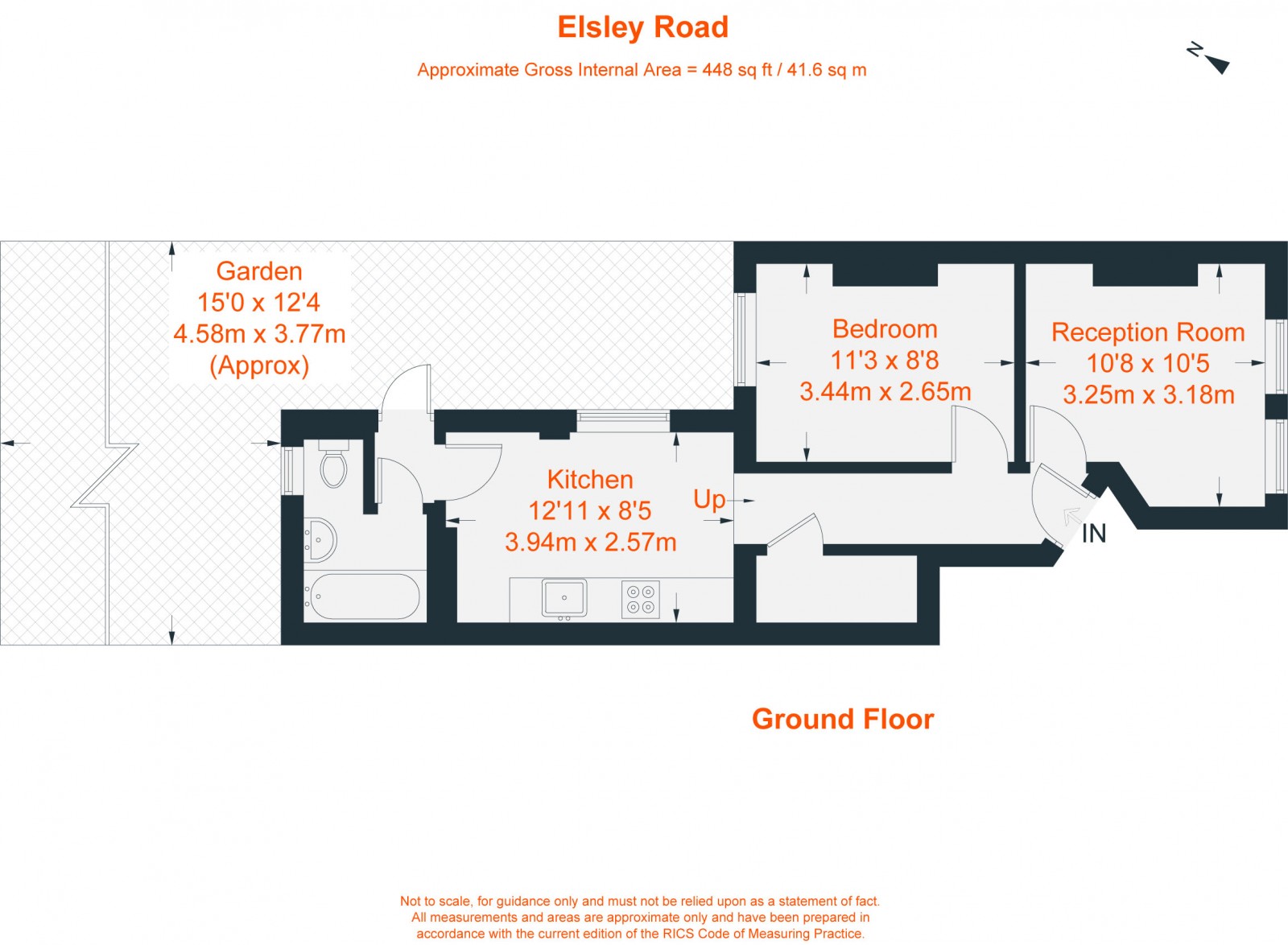 Floorplan for Elsley Road, London, SW11