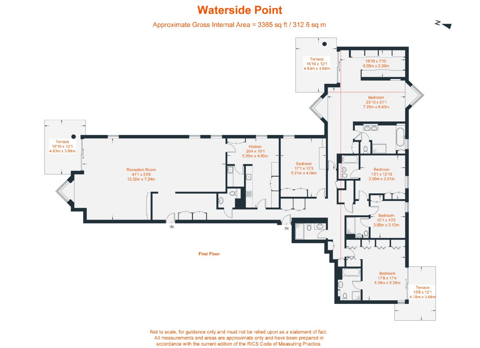 Floorplan for Waterside Point, Anhalt Street, SW11