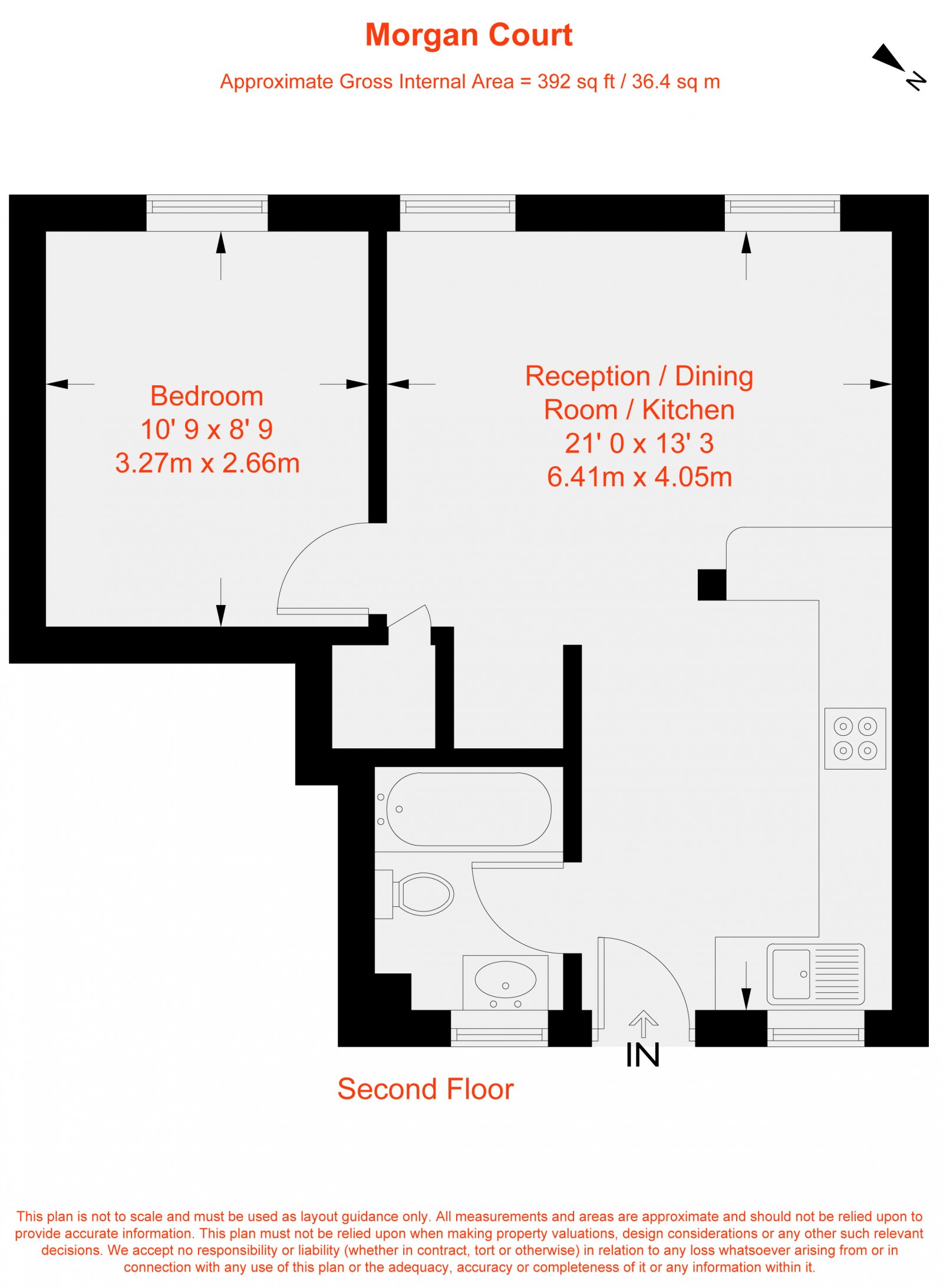 Floorplan for Morgan Court, Battersea High Street, SW11