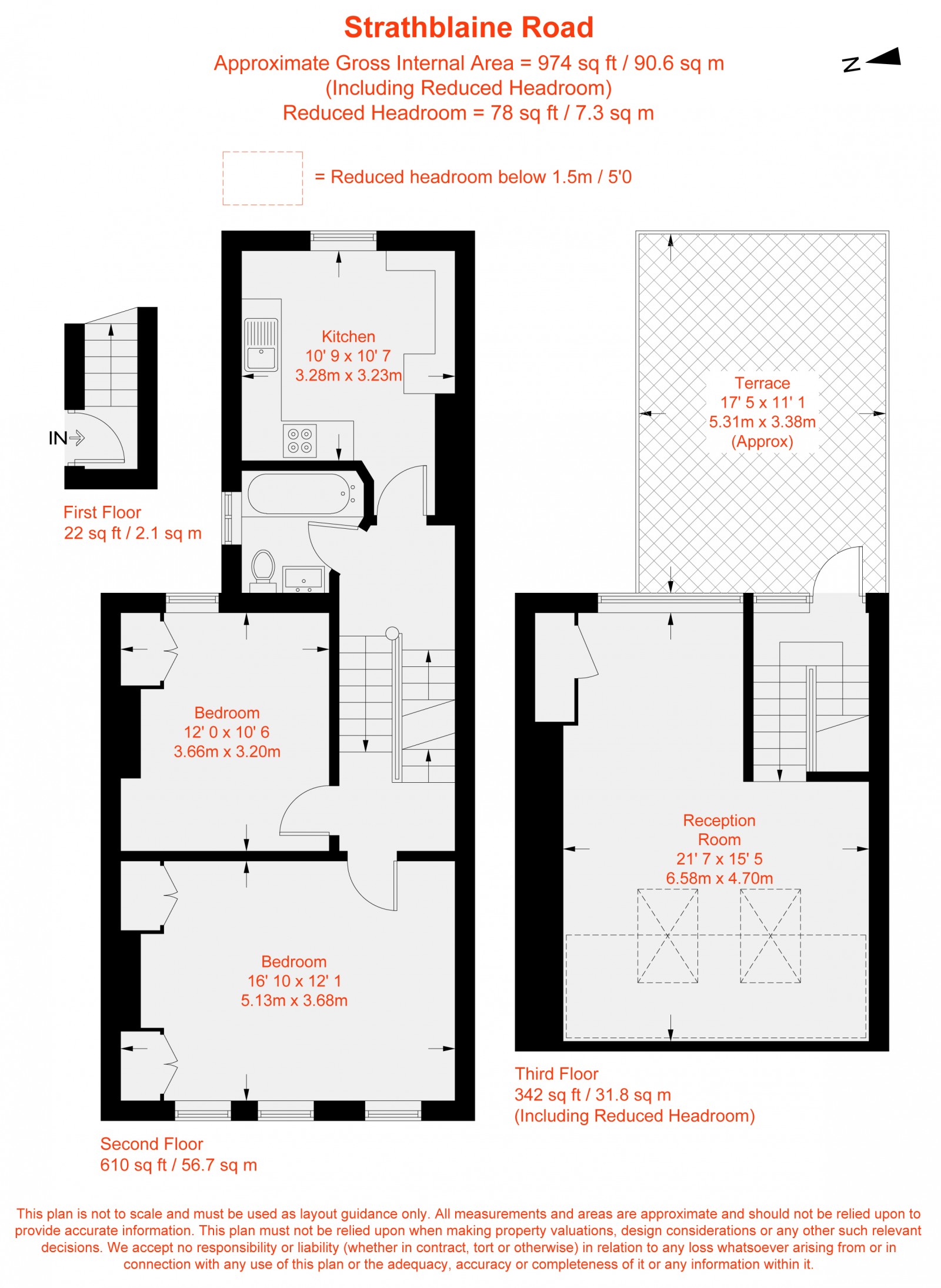 Floorplan for Strathblaine Road, London, SW11