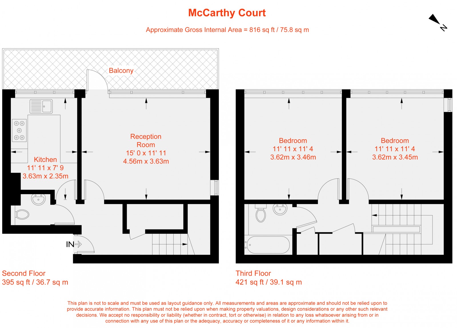 Floorplan for Banbury Street, London, SW11