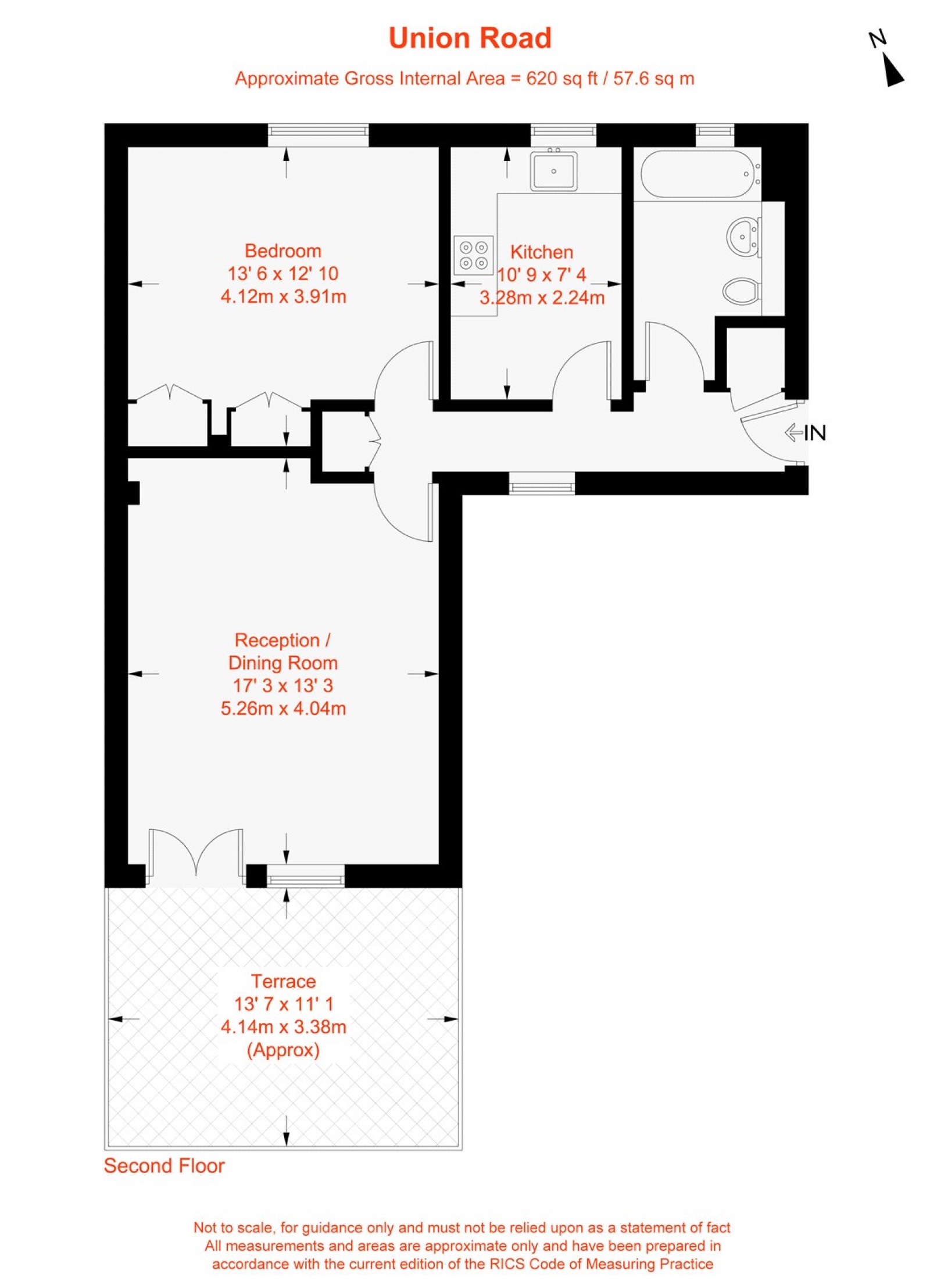 Floorplan for Union Road, Clapham, SW4