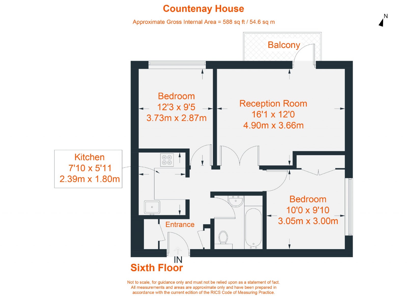 Floorplan for New Park Road, , SW2