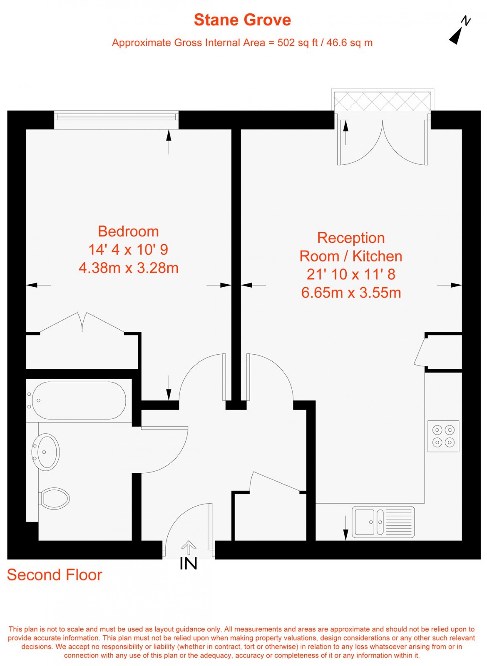 Floorplan for Stane Grove, Clapham, SW9