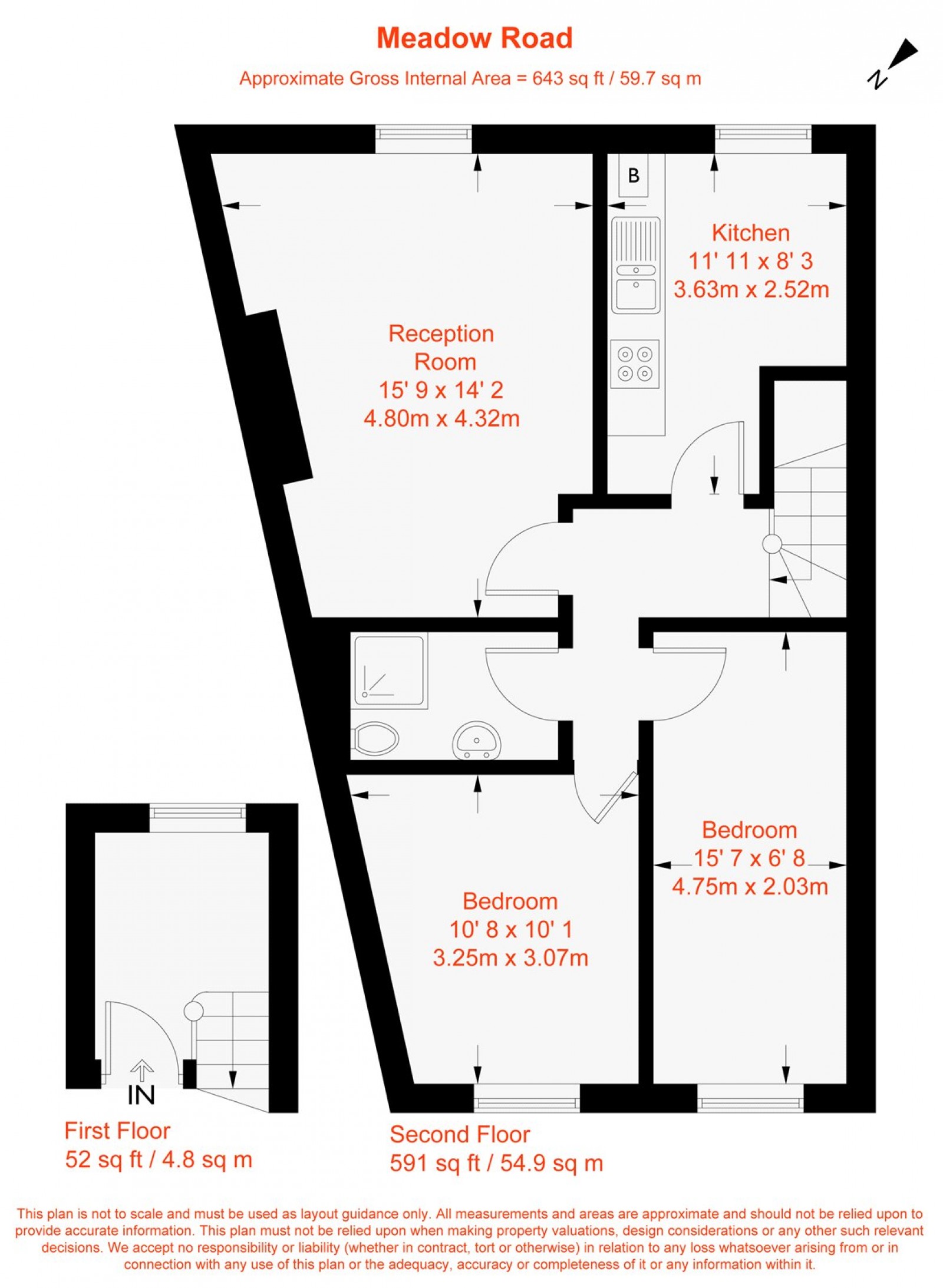 Floorplan for Meadow Road, Vauxhall, SW8