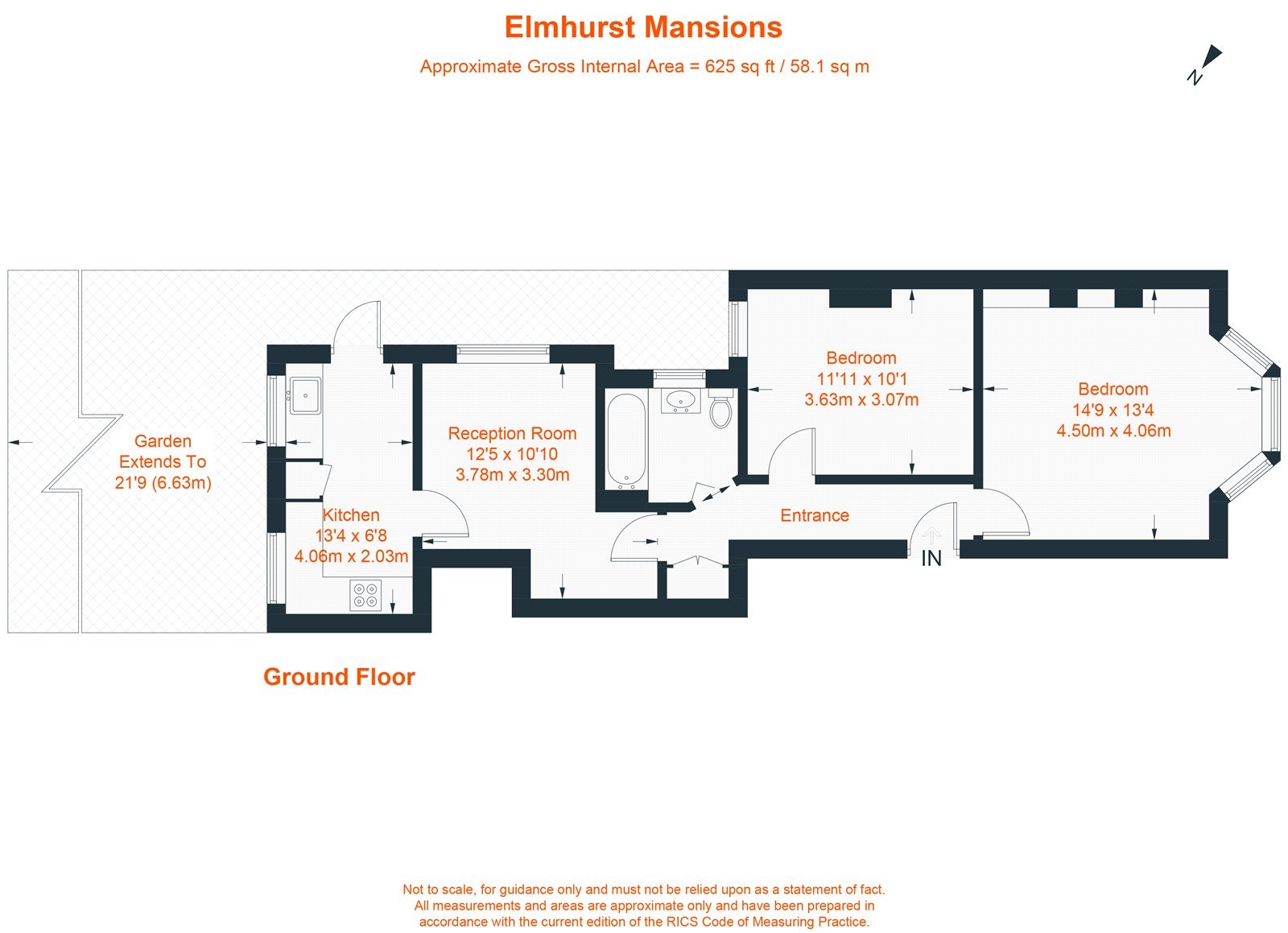 Floorplan for Edgeley Road, Clapham, SW4