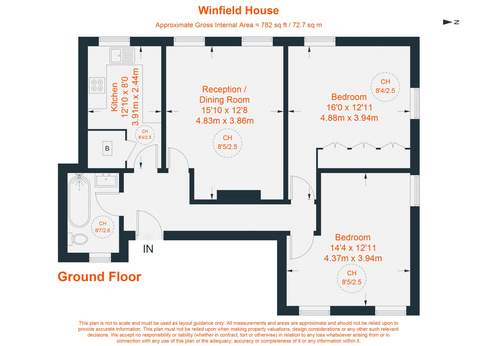 Floorplan for Vicarage Crescent, London, SW11