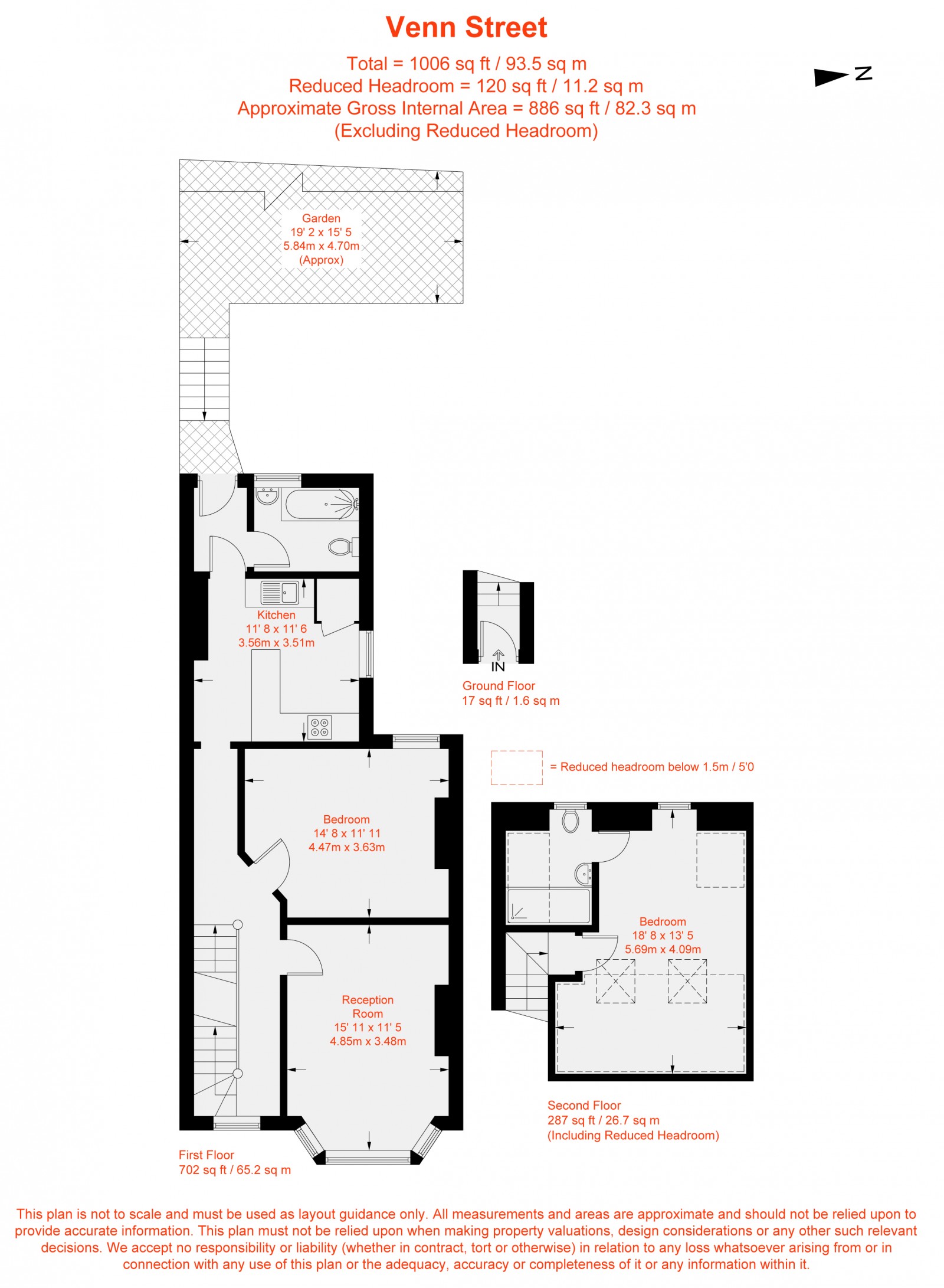 Floorplan for Venn Street, London, SW4
