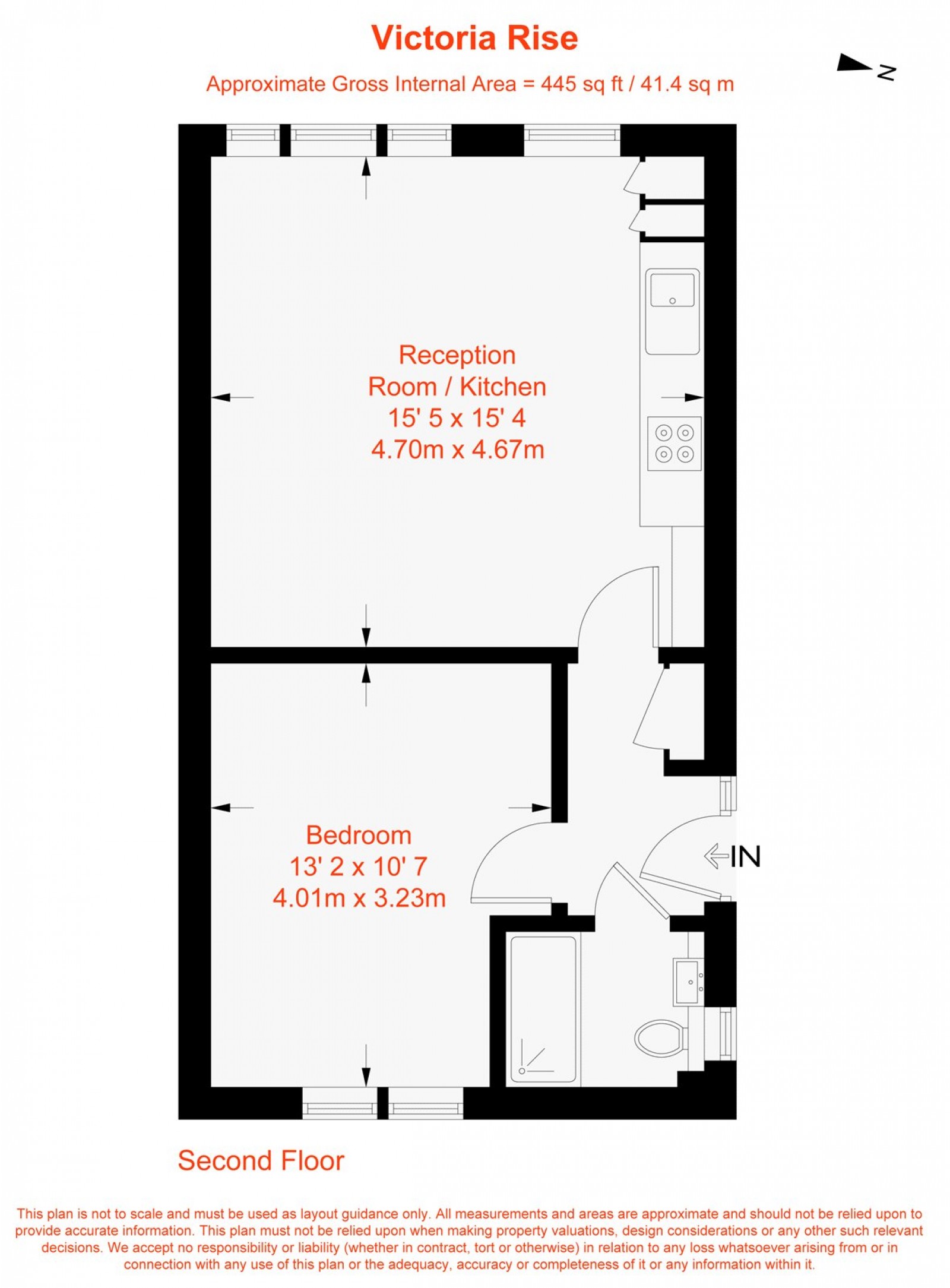 Floorplan for Victoria Rise, London, SW4