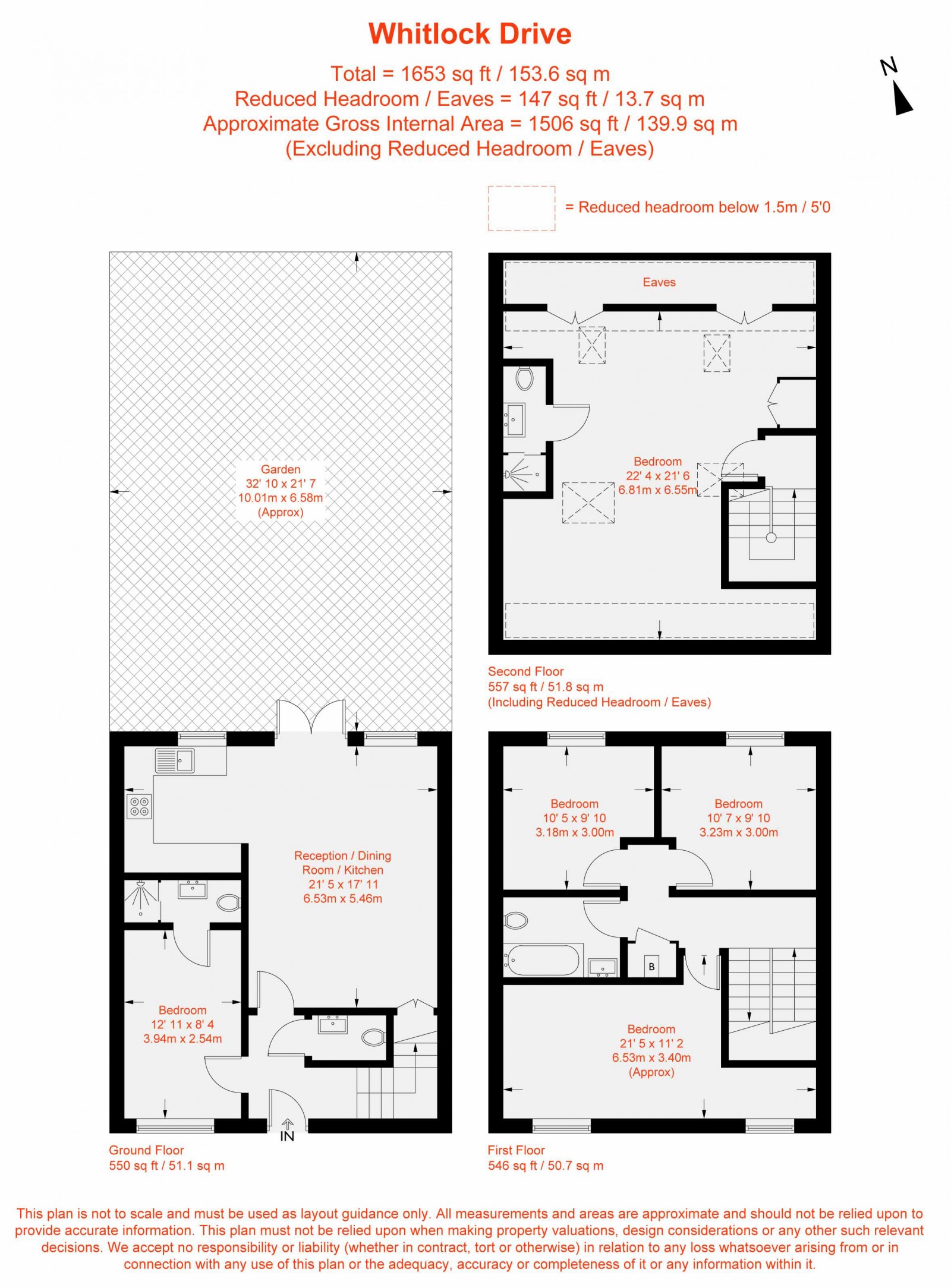 Floorplan for Whitlock Drive, London, SW19