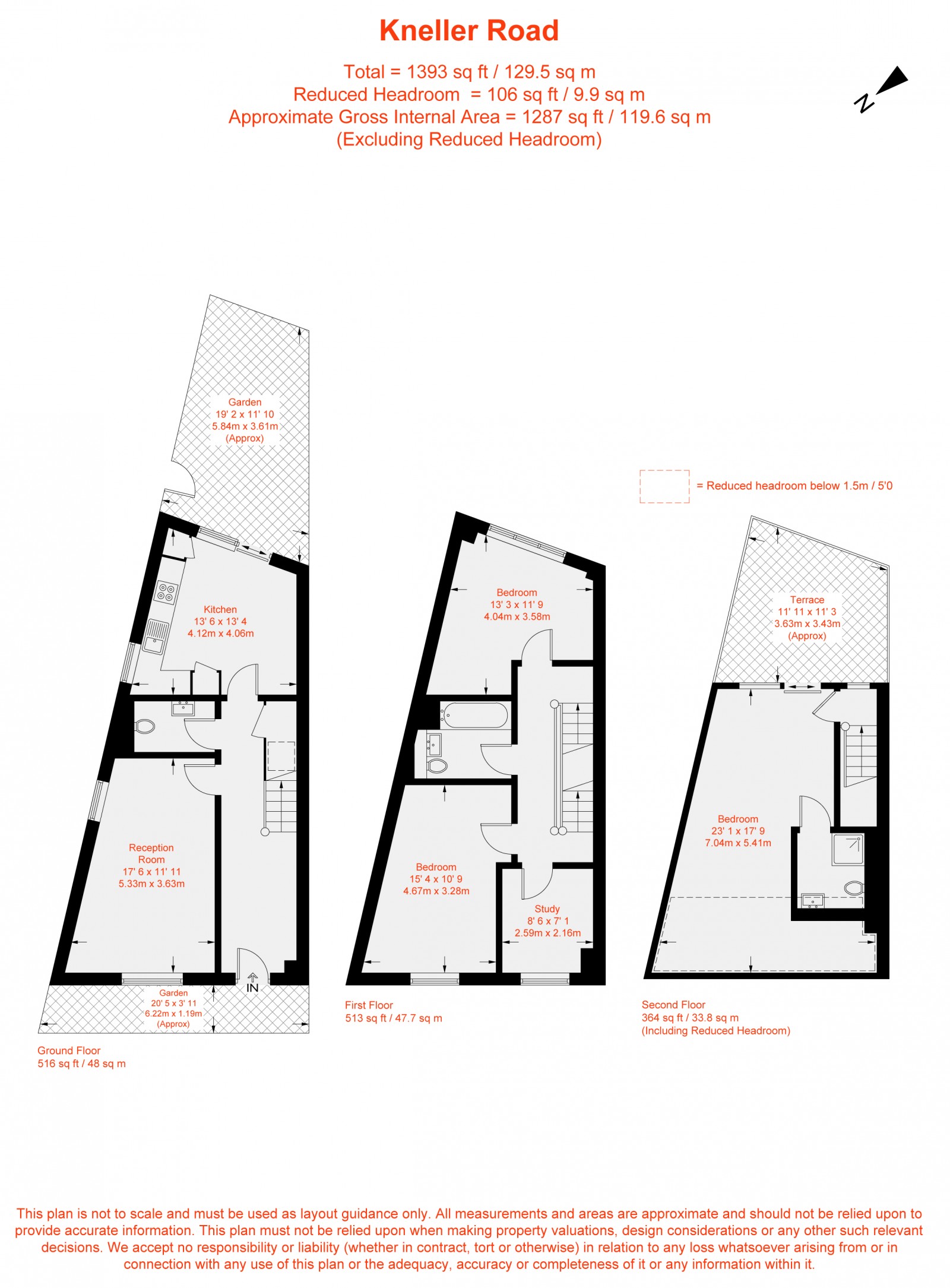 Floorplan for Kneller Road, London, SE4