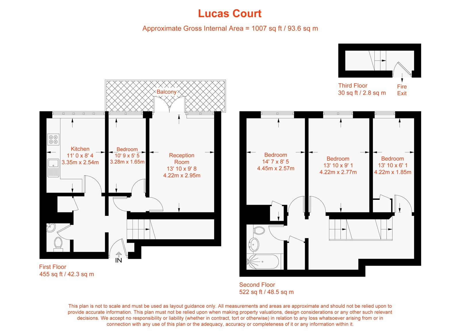 Floorplan for Strasburg Road, London, SW11
