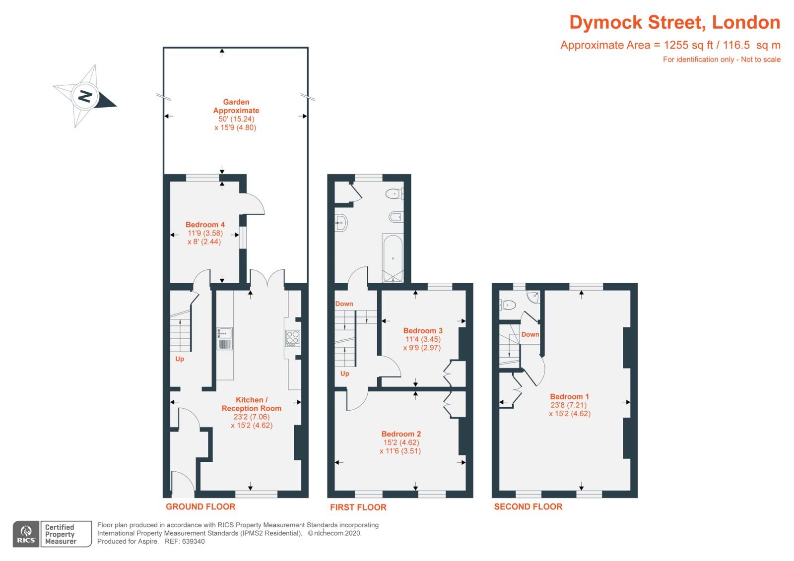 Floorplan for Dymock Street, Fulham, SW6