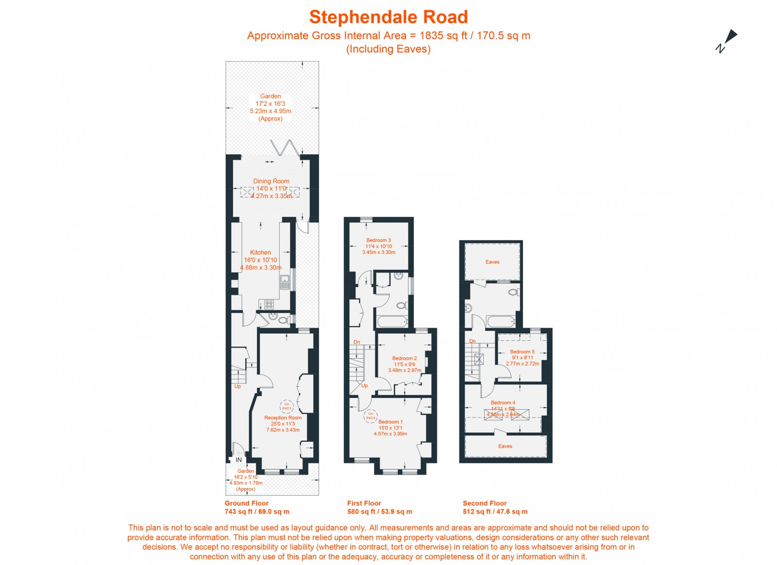 Floorplan for Stephendale Road, Fulham, SW6