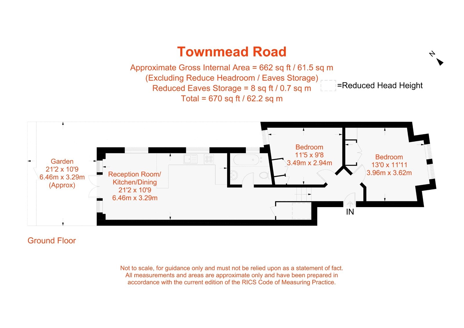 Floorplan for Townmead Road, London, SW6