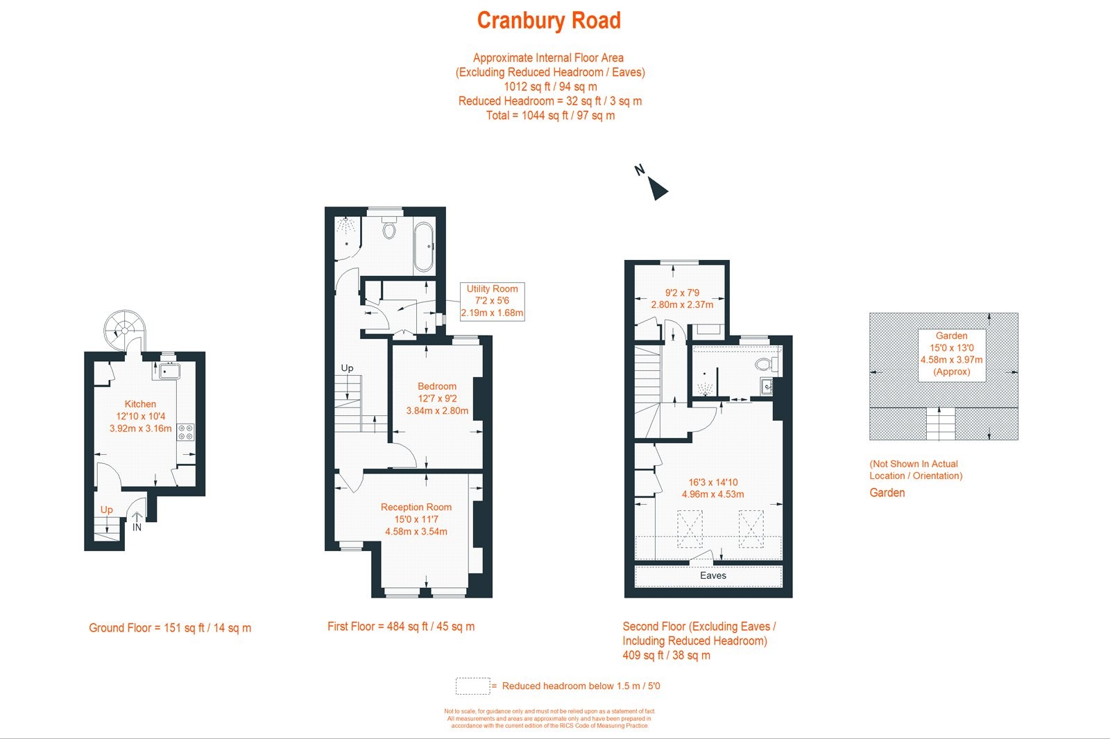 Floorplan for Cranbury Road, Fulham, SW6