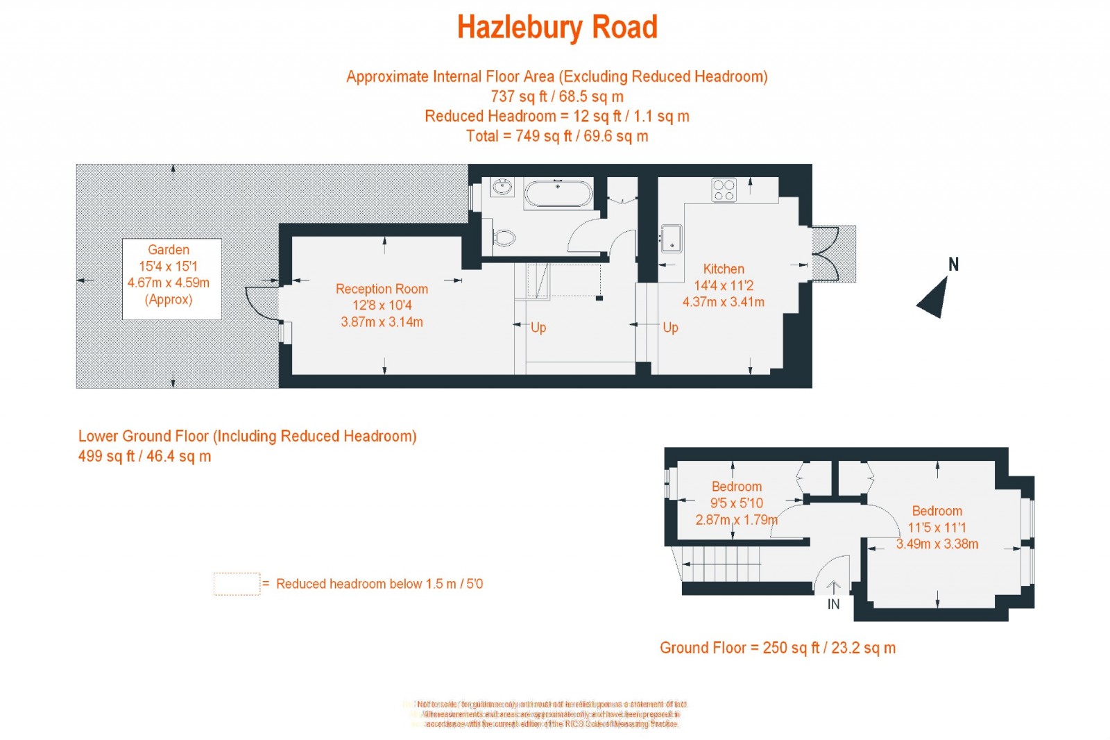 Floorplan for Hazlebury Road, Fulham, SW6