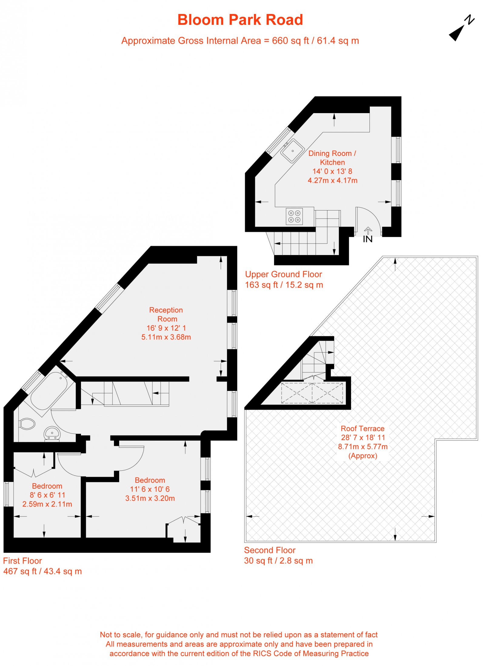 Floorplan for Bloom Park Road, Fulham, SW6
