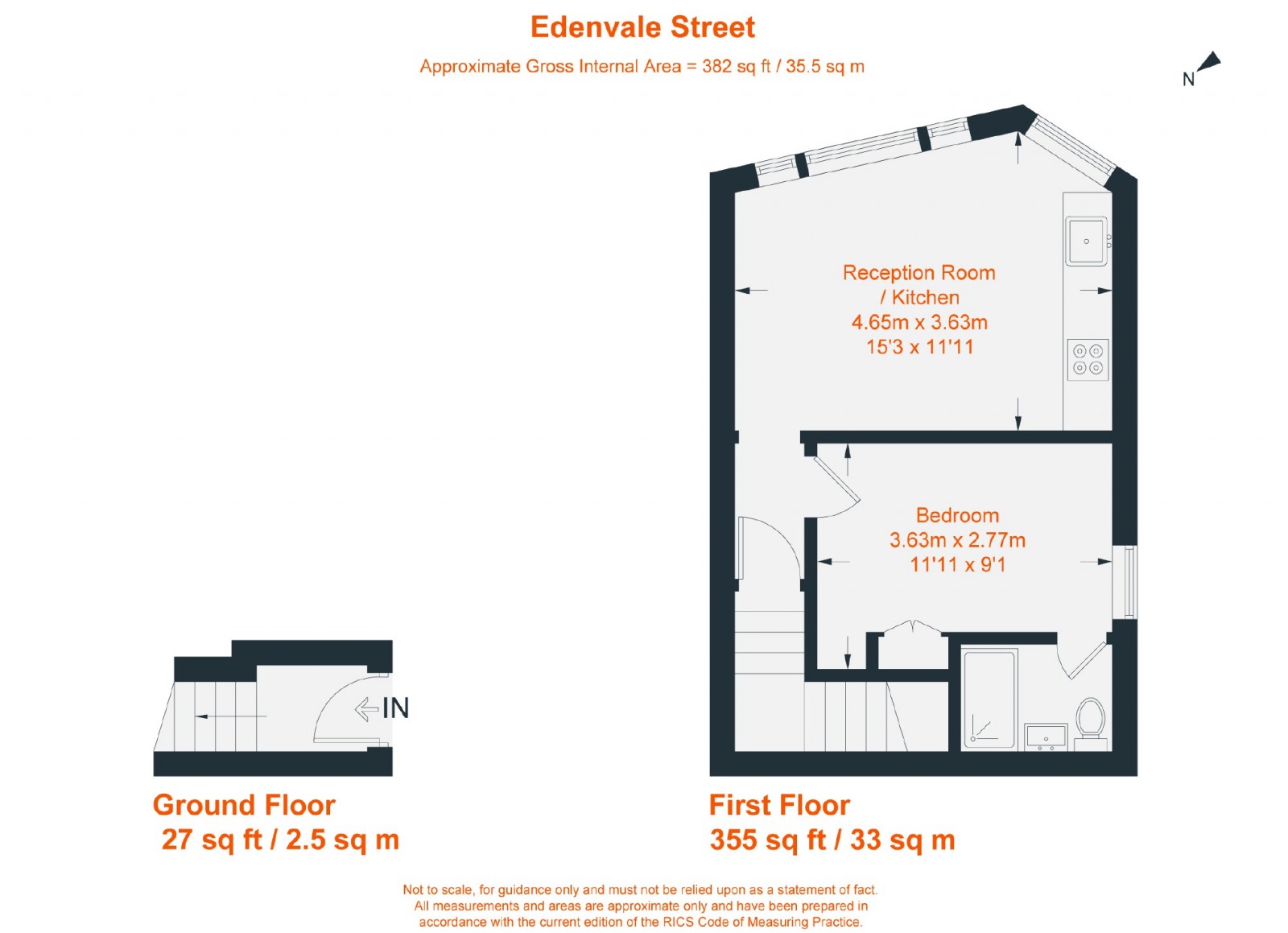 Floorplan for Edenvale Street, Fulham, SW6