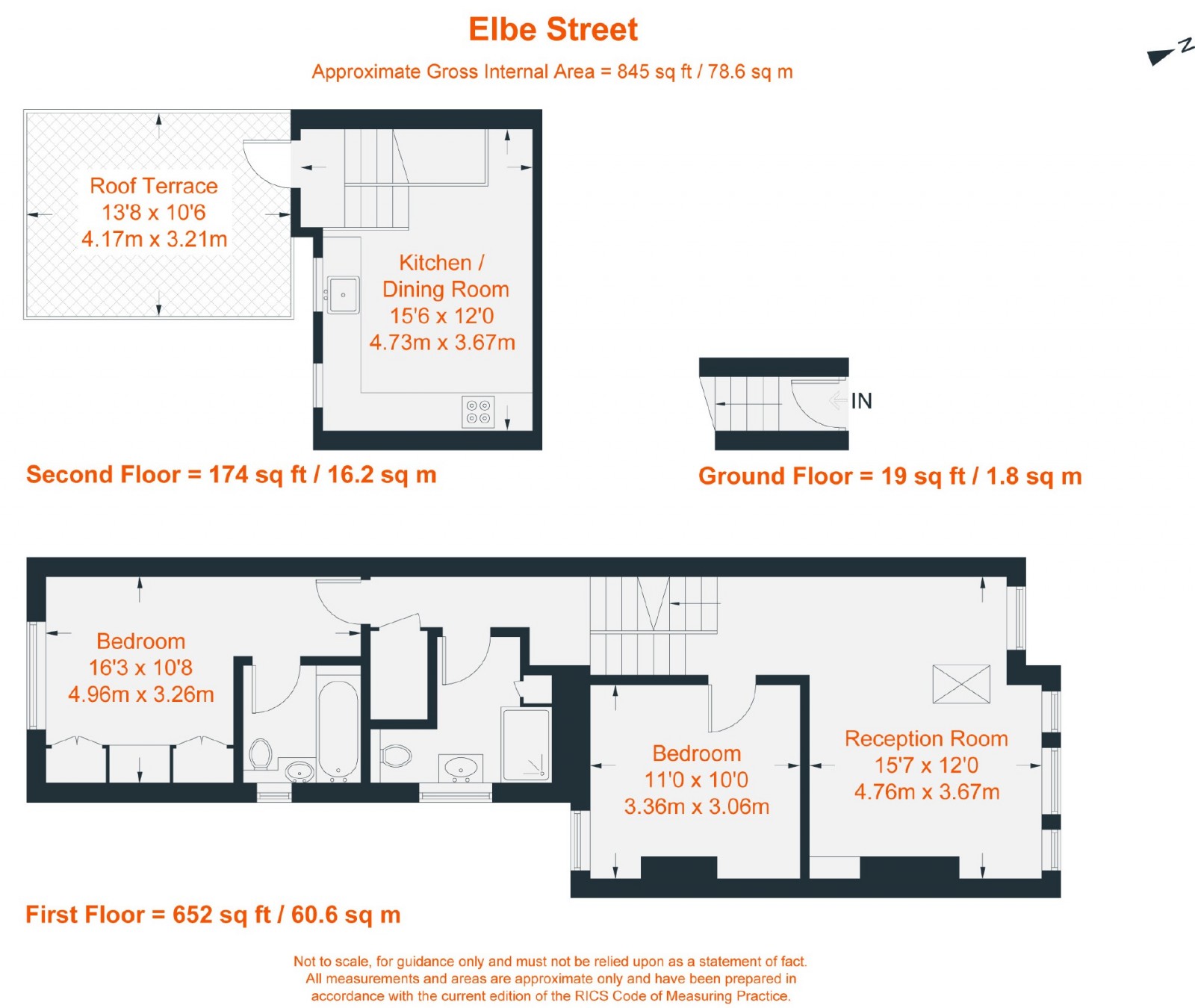 Floorplan for Elbe Street, Fulham, SW6