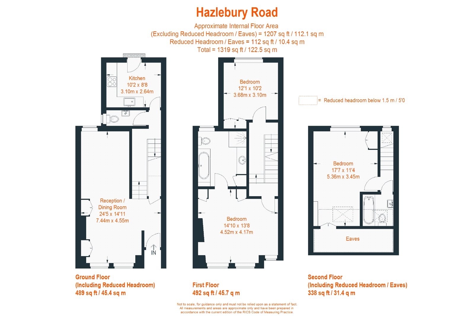 Floorplan for Hazlebury Road, Fulham, SW6