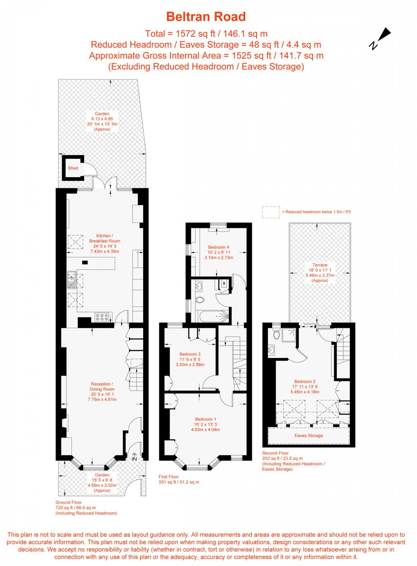 Floorplan for Beltran Road, Fulham, SW6