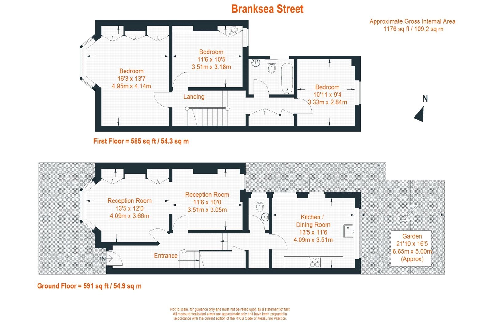 Floorplan for Branksea Street, London, SW6