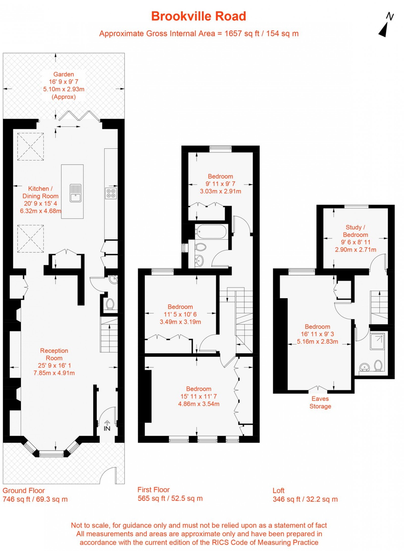 Floorplan for Brookville Road, Fulham, SW6