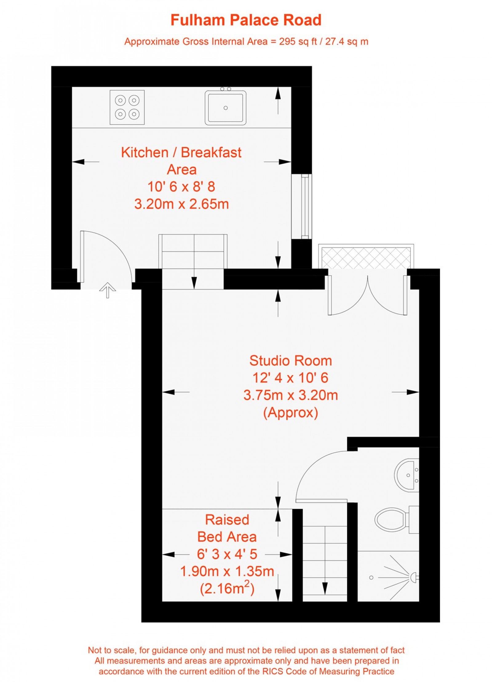 Floorplan for Fulham Palace Road, Fulham, SW6