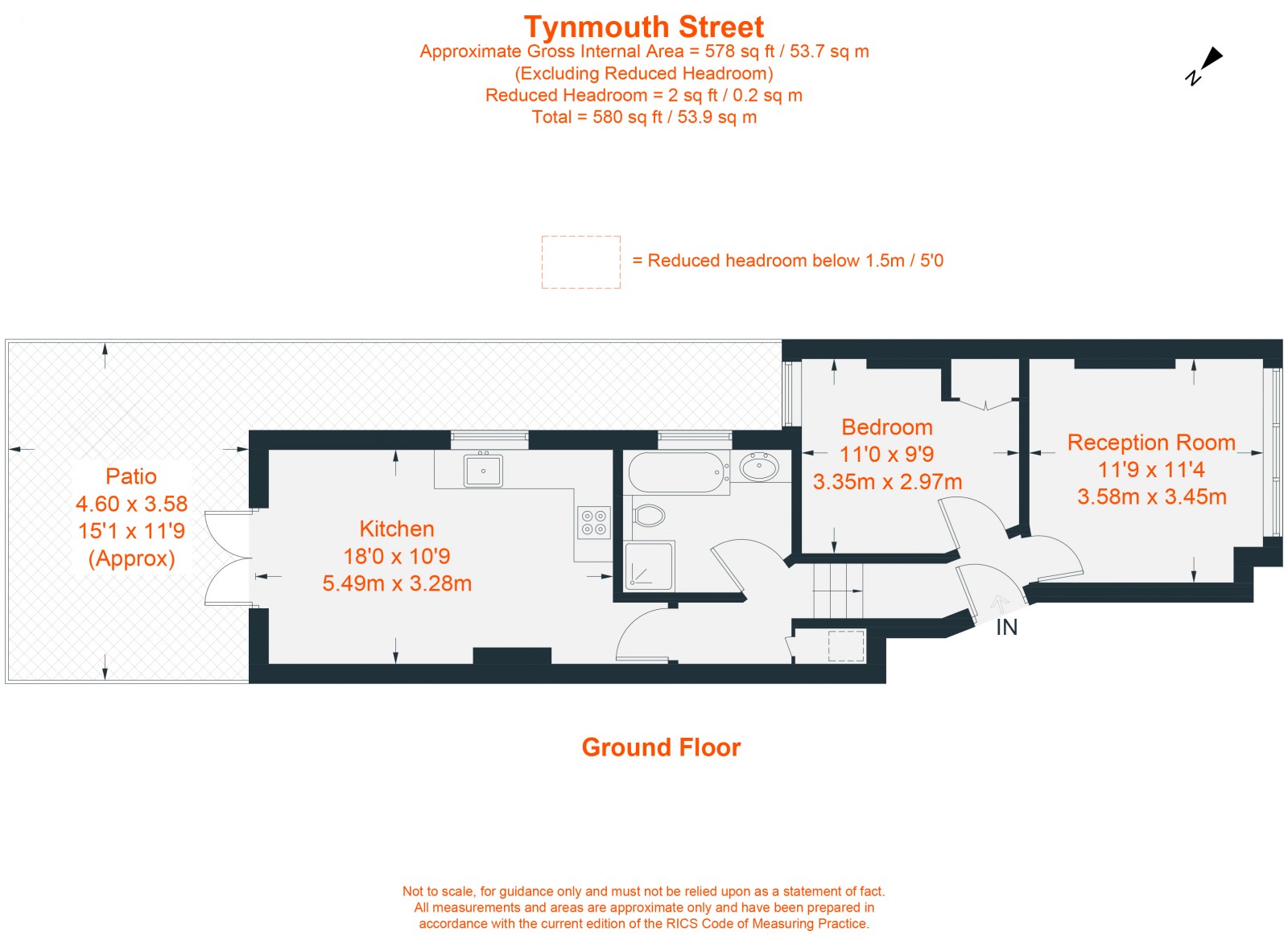 Floorplan for Tynemouth Street, London, SW6