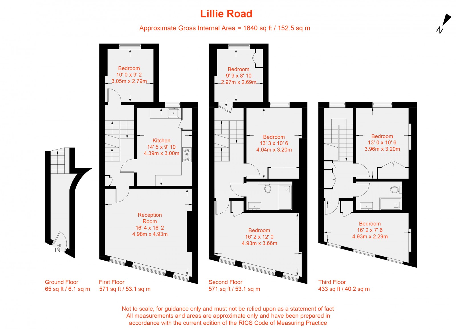 Floorplan for Lillie Road, Fulham, SW6