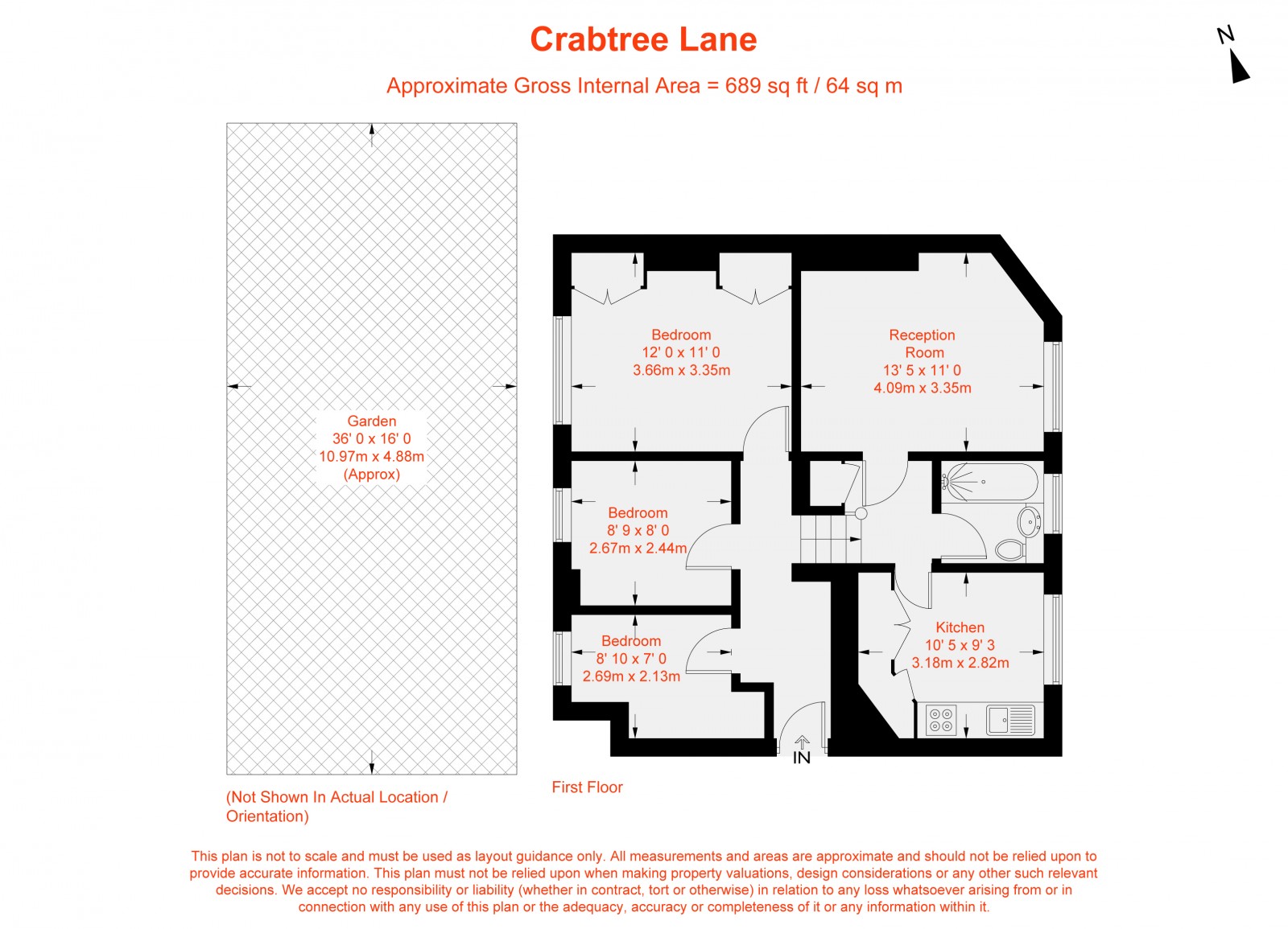Floorplan for Crabtree Lane, Fulham, SW6