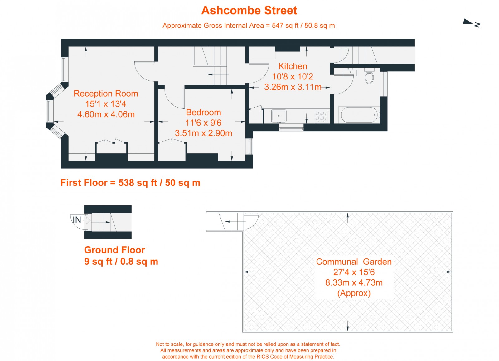 Floorplan for Ashcombe Street, Fulham, SW6